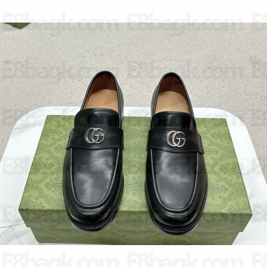 Gucci men's Moccasins/Loafers calfskin black 2024