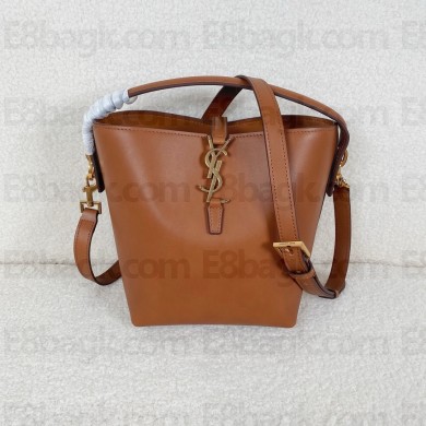 Saint Laurent le 37 small Bag in shiny leather 749036 Brown(original quality)