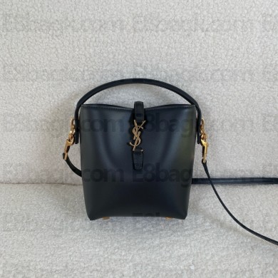 Saint Laurent le 37 mini in shiny leather black(original quality)