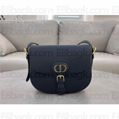 Dior medium Bobby Bag in Black Grained Calfskin 2024