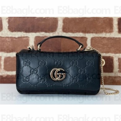 GUCCI GG Milano mini top handle bag 806017 BLACK 2024