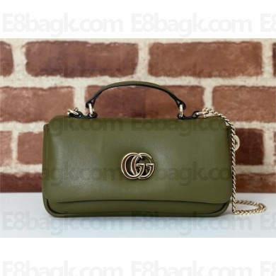 GUCCI GG Milano mini top handle bag 806017 MILITARY GREEN 02 2024