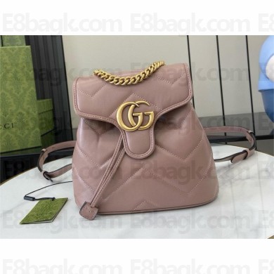 GUCCI GG Marmont mini backpack 777253 nude pink 2024