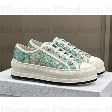 DIOR Dioriviera Walk'n'Dior Platform Sneaker GREEN 2024