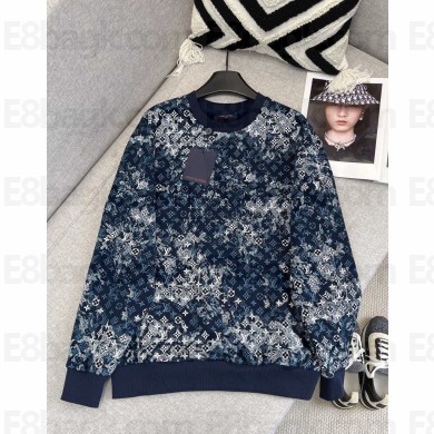 Louis Vuitton Tapestry Monogram Sweatshirt 1A8H2X blue 2024