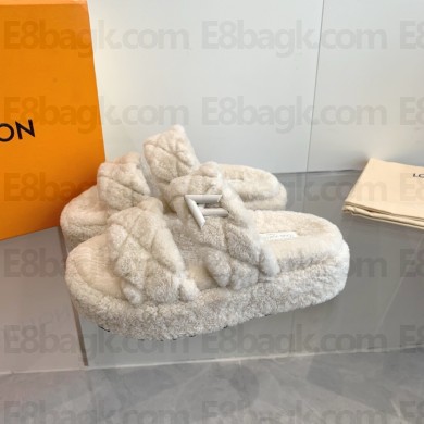 LV Sunset Platform Comfort Mule creamy 2024