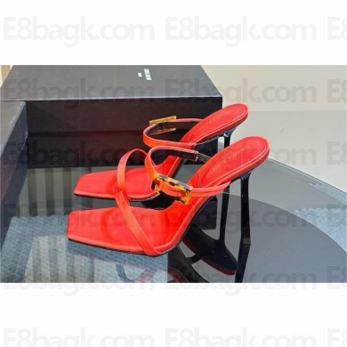 Saint Laurent OUD mules in satin red 2024