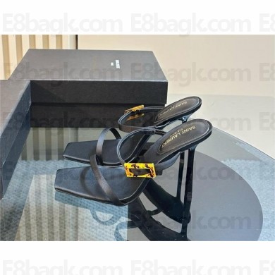 Saint Laurent OUD mules in satin black 2024