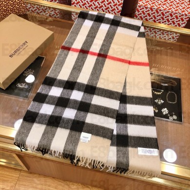 Burberry check cashmere Scarf 200x37cm 01 2025
