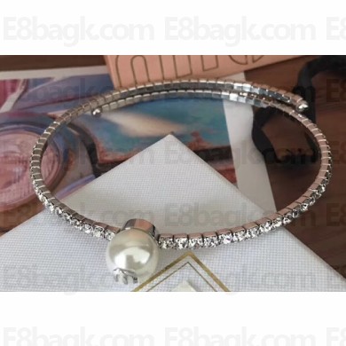 Miu Miu Pearl Choker Necklace 2019