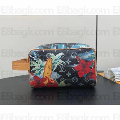 Louis Vuitton Locker Dopp Kit Bag Floral Print 04 2024