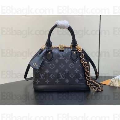 Louis Vuitton Monogram Ink collection Alma BB Bag M12289 BLACK 2024 