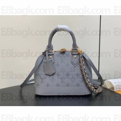 Louis Vuitton Monogram Ink collection Alma BB Bag M12561 GRIS TRIANON 2024 