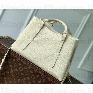 Louis Vuitton Babylone Tote PM bag in Monogram Empreinte Leather M11394 CREAMY 2024