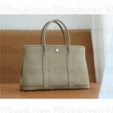 Hermes Garden Party 30/36 bag trench in togo leather (full handmade)