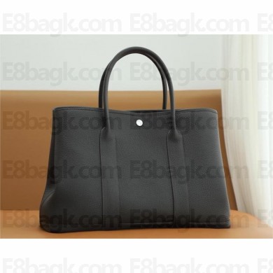 Hermes Garden Party 30/36 bag ebene in togo leather (full handmade)