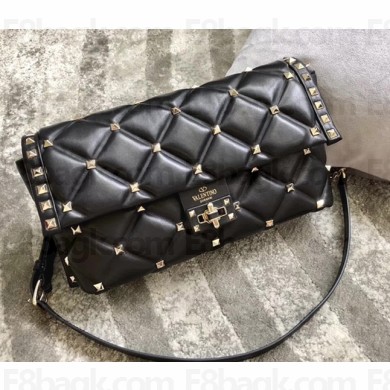 Valentino Candystud Cross-body Bag Black 2018