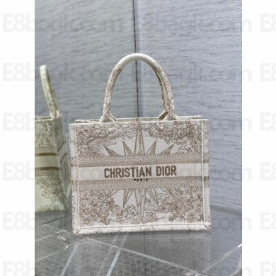 Dior Small Book Tote Bag in Dior Rêve d'Infini Embroidery with Gold-Tone Metallic Thread 2022 