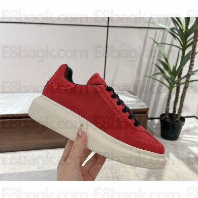 Alexander McQueen women/Men Retro Sneaker in suede Leather 111807-2024