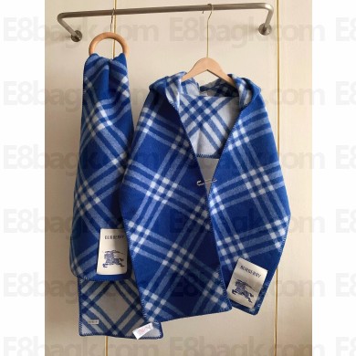 Burberry Check Wool Hooded Scarf 180x30cm 06 2025