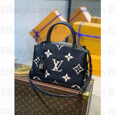 louis vuitton bicolor Monogram Empreinte leather petit Palais M58913 2021
