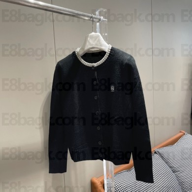 loewe Cardigan in wool BLACK S359 2023