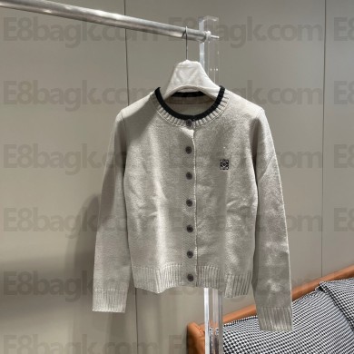loewe Cardigan in wool WHITE S359 2023