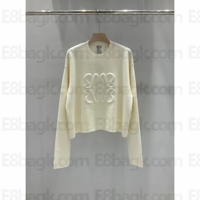 loewe Anagram sweater in wool WHITE 2023