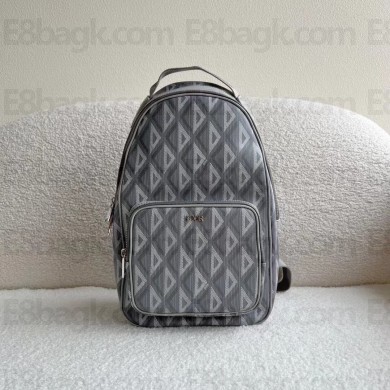 Dior Gray CD Diamond Canvas Mini Rider Sling Bag 2023