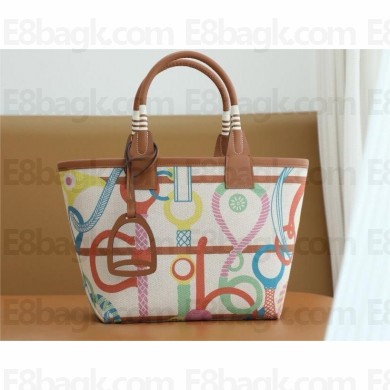Hermes steeple 25 bag in canvas/swift leather 02 (full handmade)
