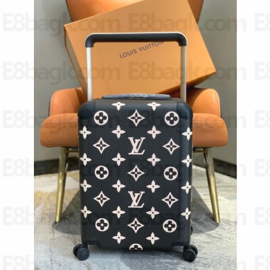 louis vuitton Horizon 55 SUITCASE M10256 Black/Beige 2024