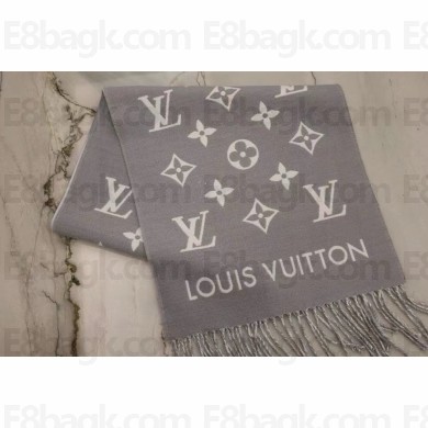 LOUIS VUITTON all monogram Scarf m79226 gray 2024