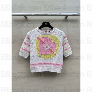 chanel Cotton & Mixed Fibers Pink & Multicolor TOP P76604 2024