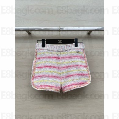 chanel Cotton & Mixed Fibers Pink & Multicolor SHORTS P76604 2024