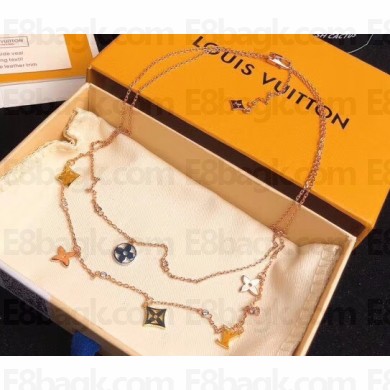 Louis Vuitton Idylle Blossom Charms Necklace Q94360