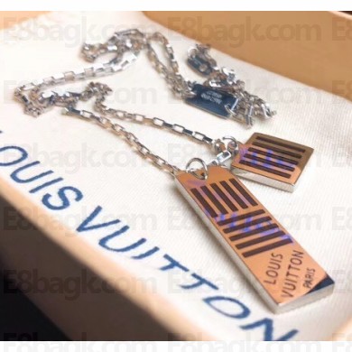 Louis Vuitton Damier Colors Nacklace Black