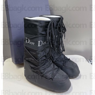 Dior Nylon Ski Apres Snow Boots black 1106-2024ss
