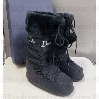 Dior Nylon Ski Apres Snow Boots black 1106-2024