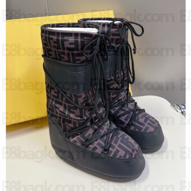 Fendi FF Motif Moon Boots 1106-02-2024