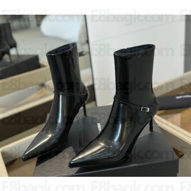 Saint Laurent Vendome 80mm ankle boots in black 1210-2024