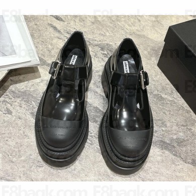 Alexander Wang Tova Mary Jane Platform in Leather black 2025