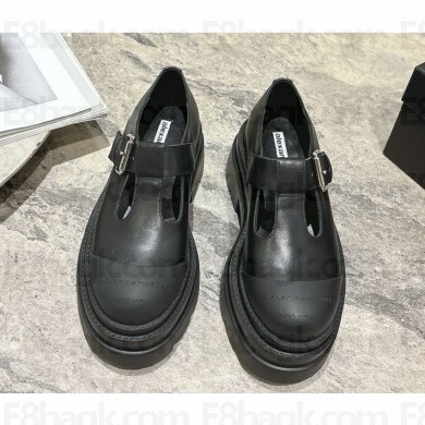 Alexander Wang Tova Mary Jane Platform in Leather black 2025ss