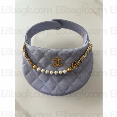 CHANEL pouch in Grained Calfskin AP4584 lavender 2025
