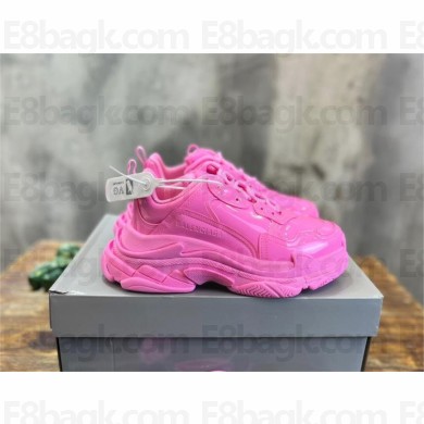 Balenciaga Triple S Sneaker in pink rubber 2023