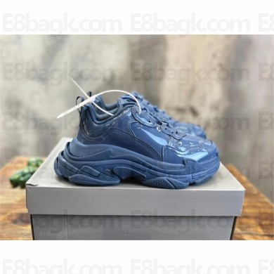 Balenciaga Triple S Sneaker in royal blue rubber 2023