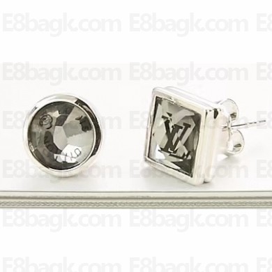 Louis Vuitton Monogram Strass Stud Earrings M64214