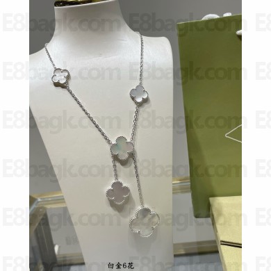 Van Cleef & Arpels Magic Alhambra necklace,6 motifs 05 2024