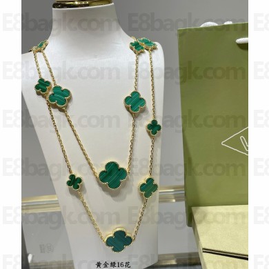 Van Cleef & Arpels Magic Alhambra necklace,16 motifs 01 2024