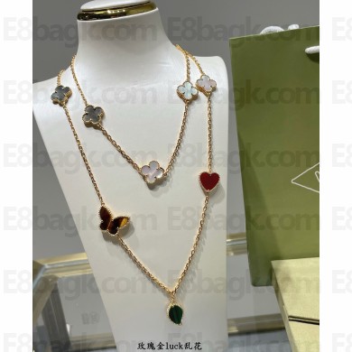 Van Cleef & Arpels Lucky Alhambra necklace,12 motifs 08 2024