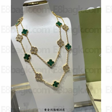 Van Cleef & Arpels Magic Alhambra necklace,20 motifs 01 2024